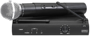 7110 competitive cheap price single channel one-handheld wireless microphone UHF micrÃƒÆ’Ã‚Â³fon